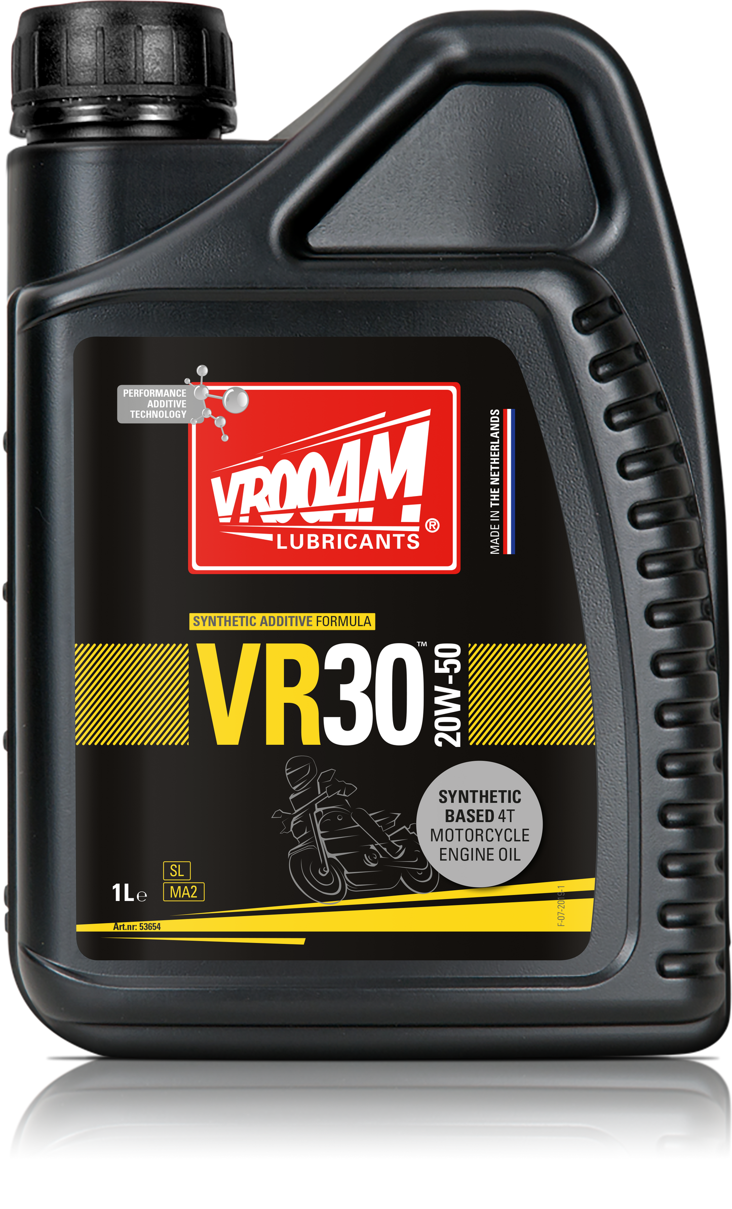 VR30 Allround Synthetic Based 4T Motorcycle Engine Oil SAE 20W-50 12x1L (only sold per carton)