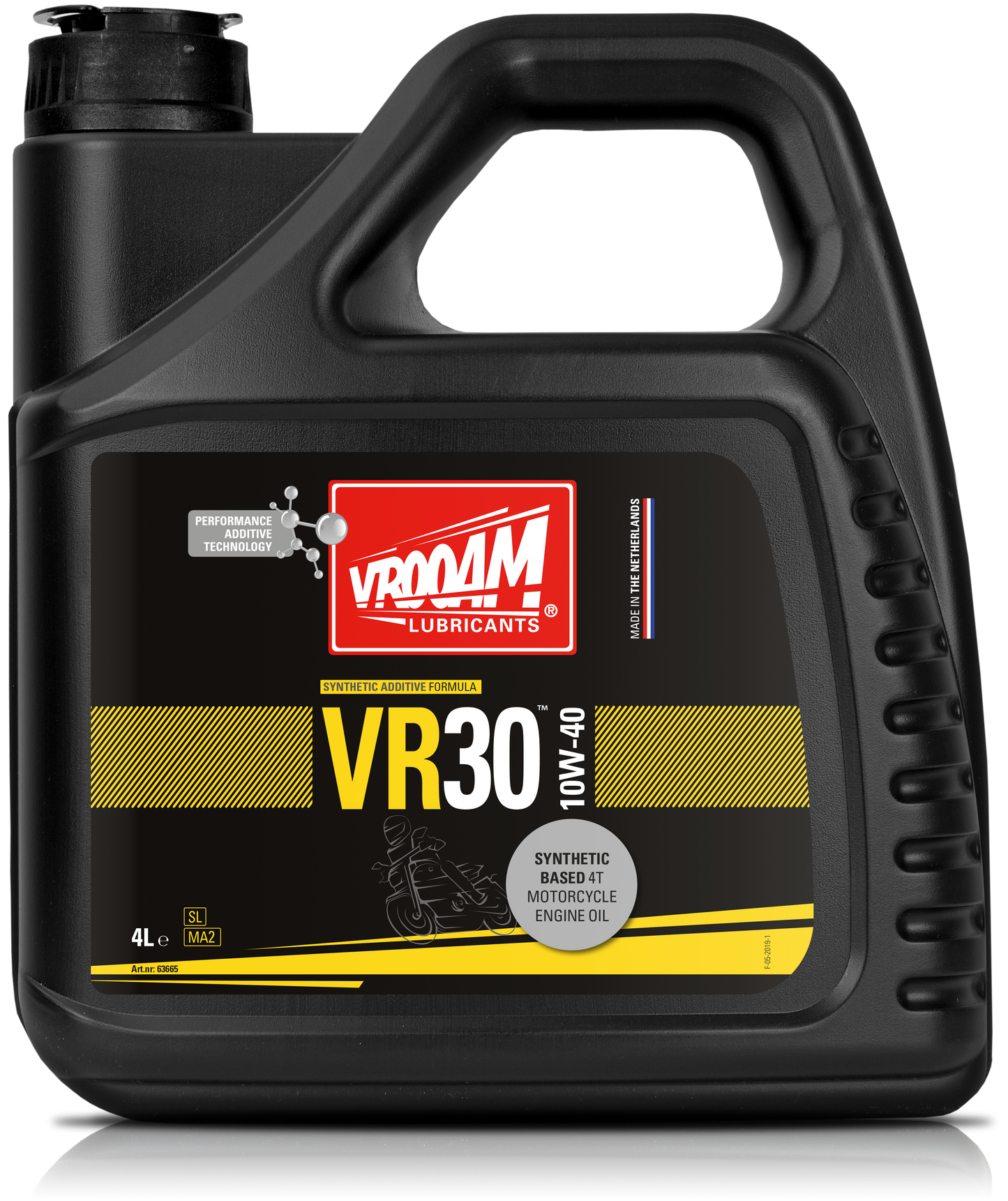 VR30 Allround Synthetic Based 4T Motorcycle Engine Oil SAE 10W-40 1x20L