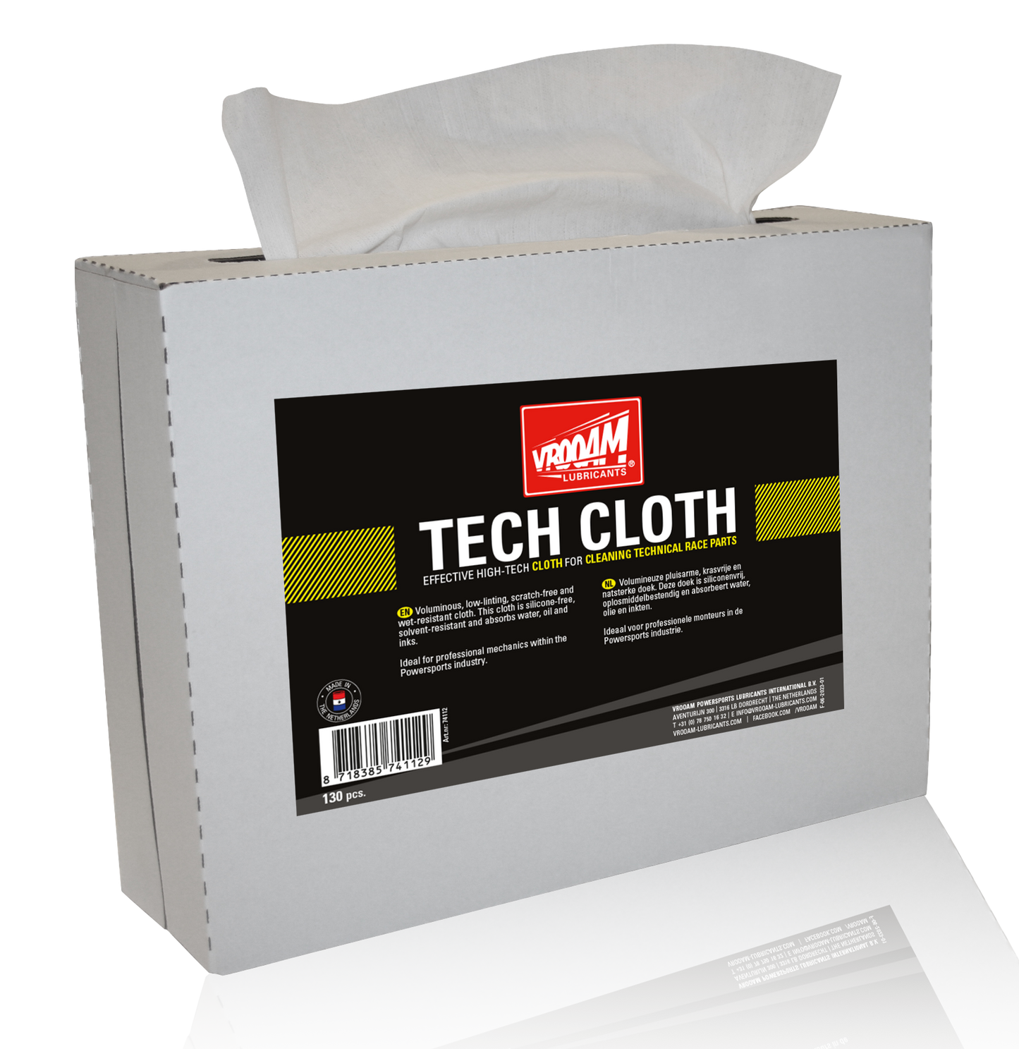 TECH CLOTH 1x130pcs (only sold per box)
