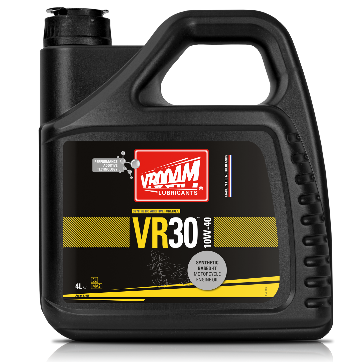 VROOAM VR30 Allround Synthetic Based 4T Motorcycle Engine Oil SAE 10W-40