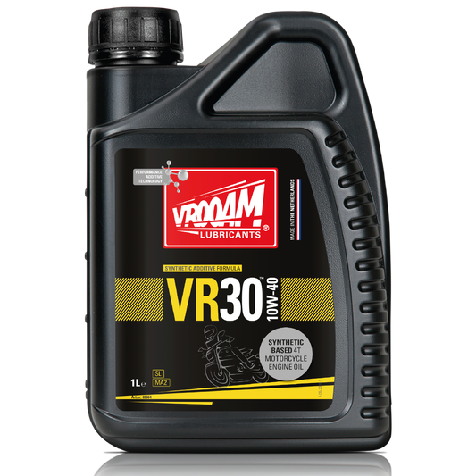 VR30 Allround Synthetic Based 4T Motorcycle Engine Oil SAE 10W-40 12x1L (Only sold per carton)