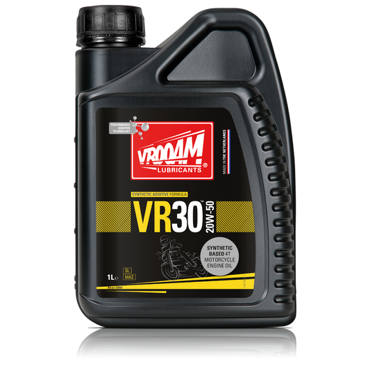 VR30 Allround Synthetic Based 4T Motorcycle Engine Oil SAE 20W-50 12x1L (only sold per carton)